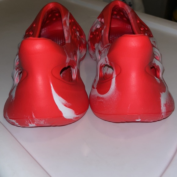 EVA Foam Runner MX Vermilion Red Bone White New Unbranded size 12 - Picture 11 of 16
